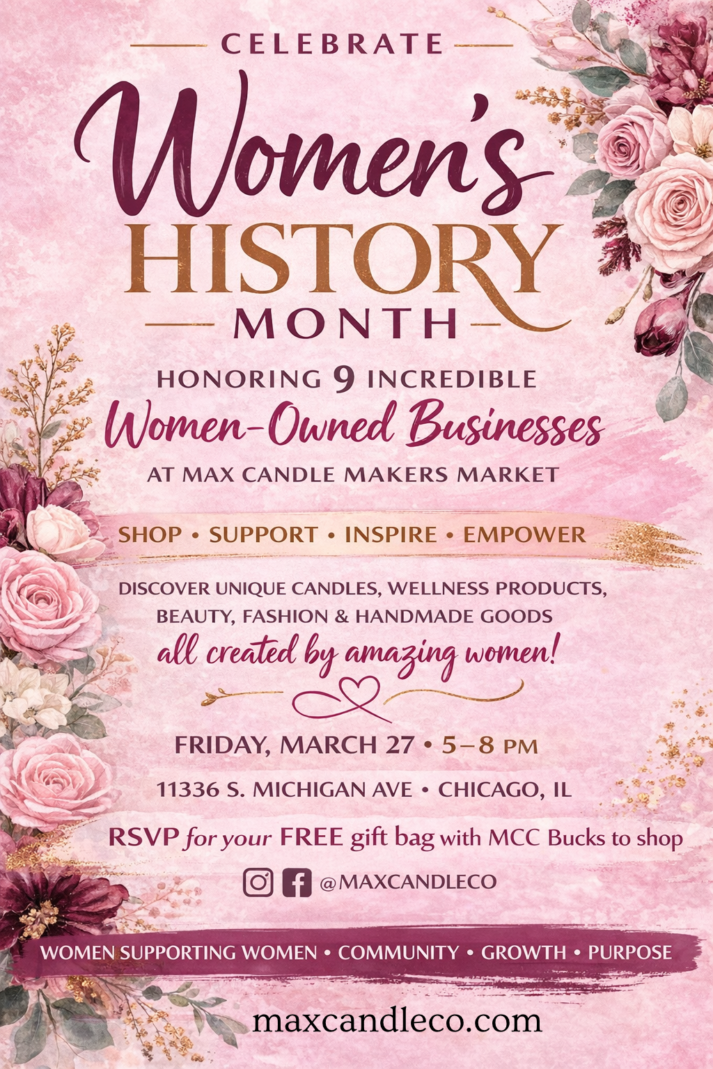 Women History Month Event 3/27