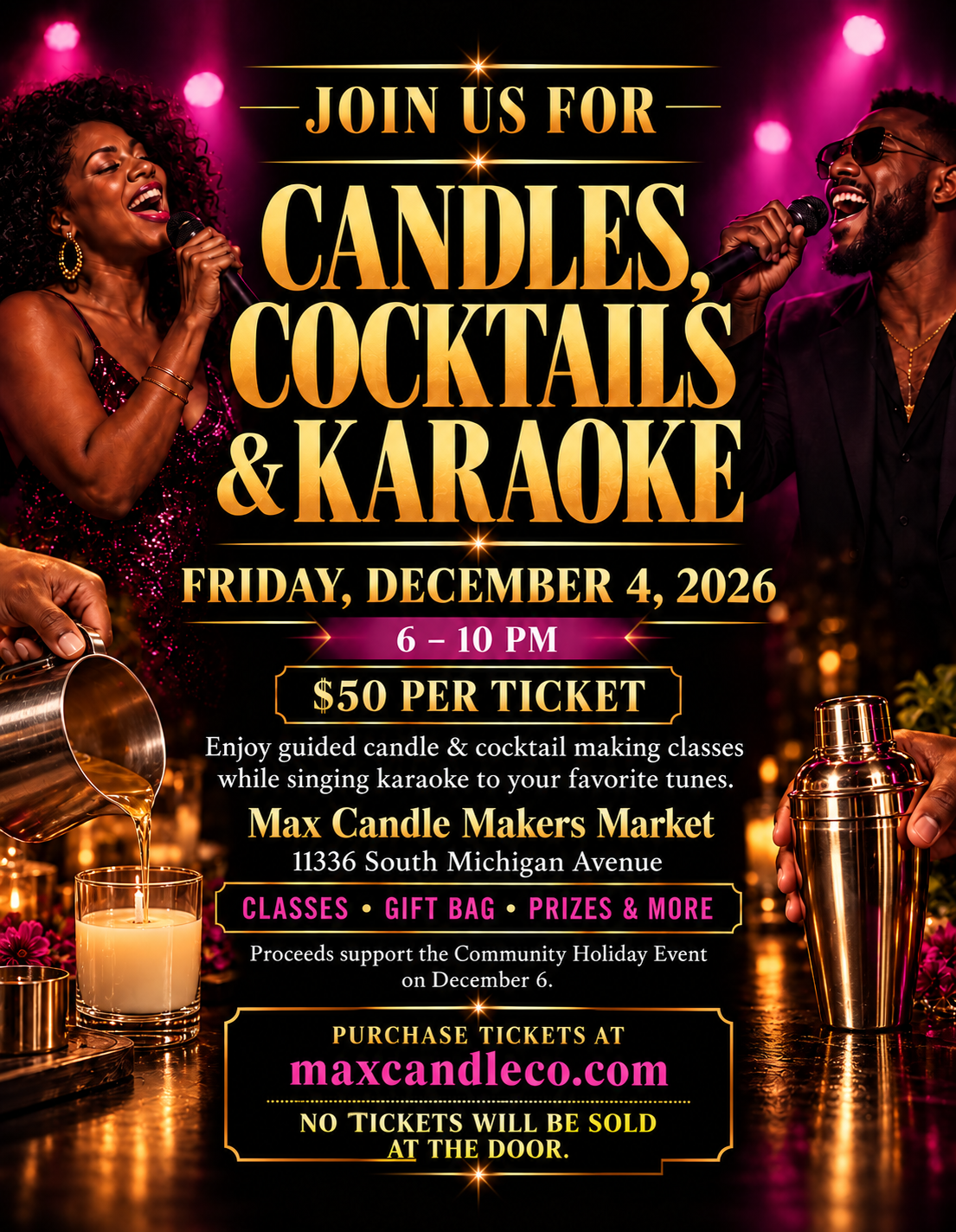 Candles Cocktails & Karoake