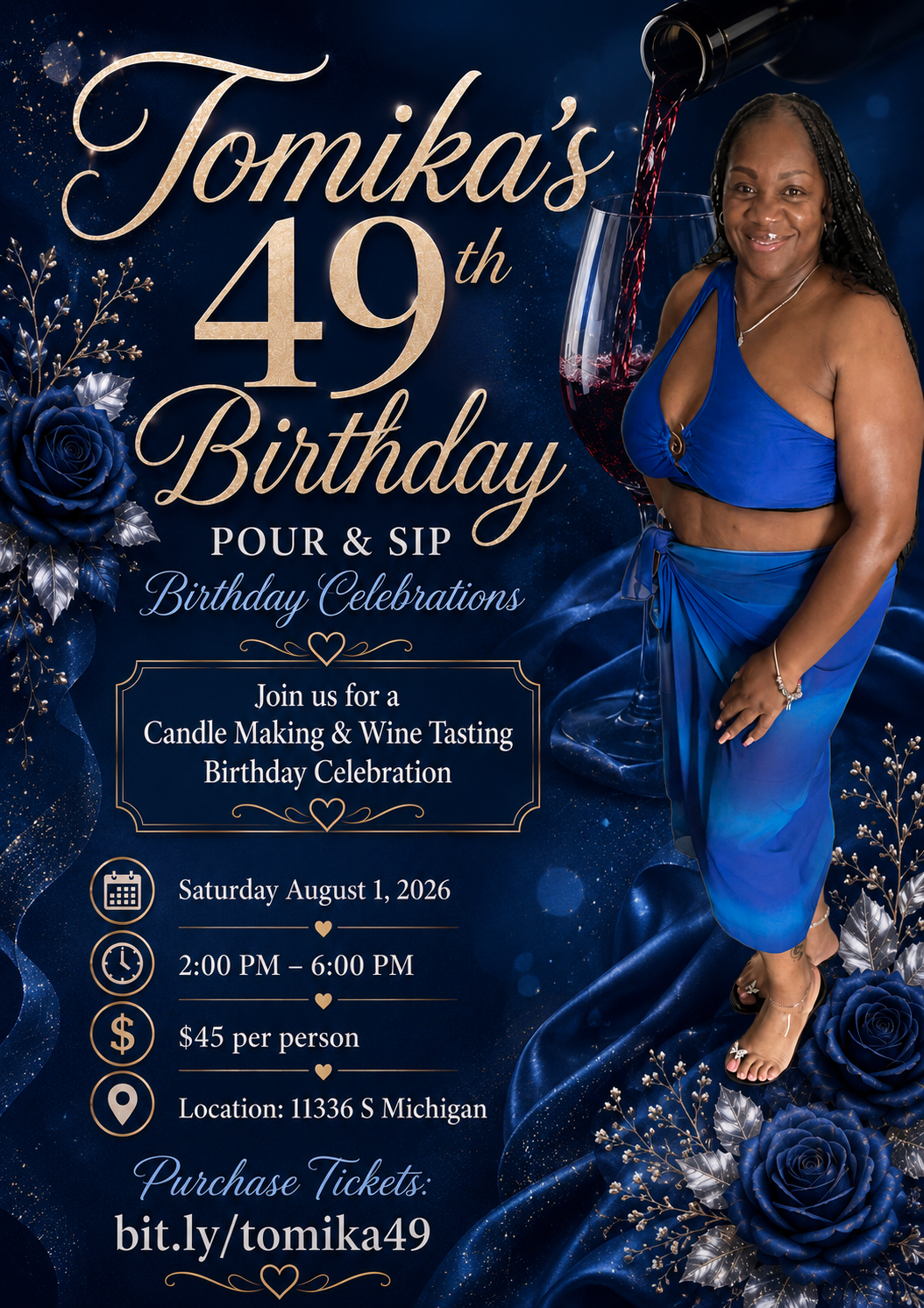 Tomika's 49th Birthday Pour & Sip Celebration